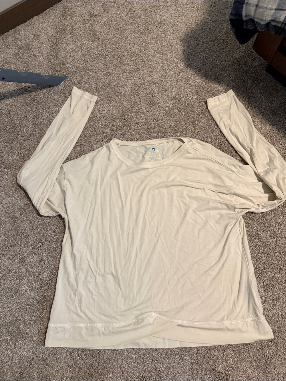 Classic Long-Sleeve Women’s Top — Cream